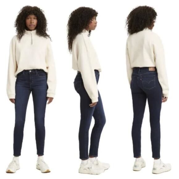 Levi's Women's 311 Shaping Skinny Jeans Dark Wash Size 32 - Picture 1 of 11